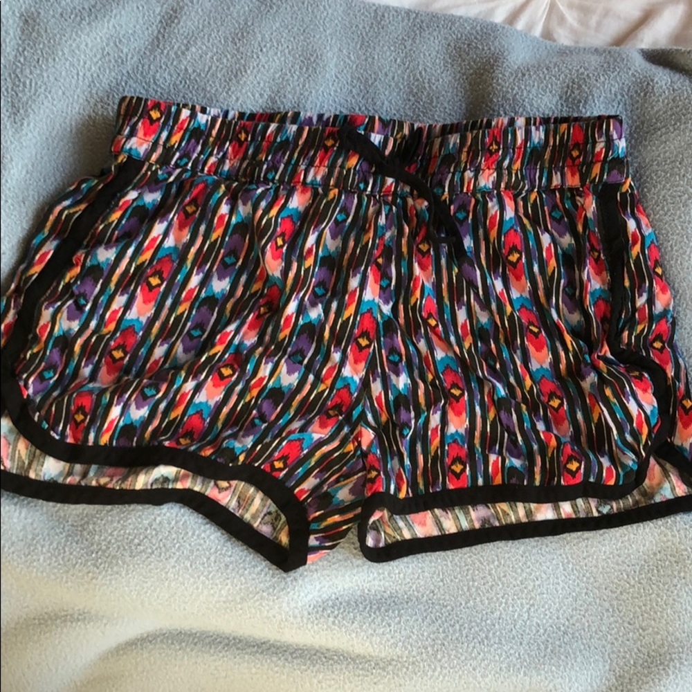 Colorful dress shorts.